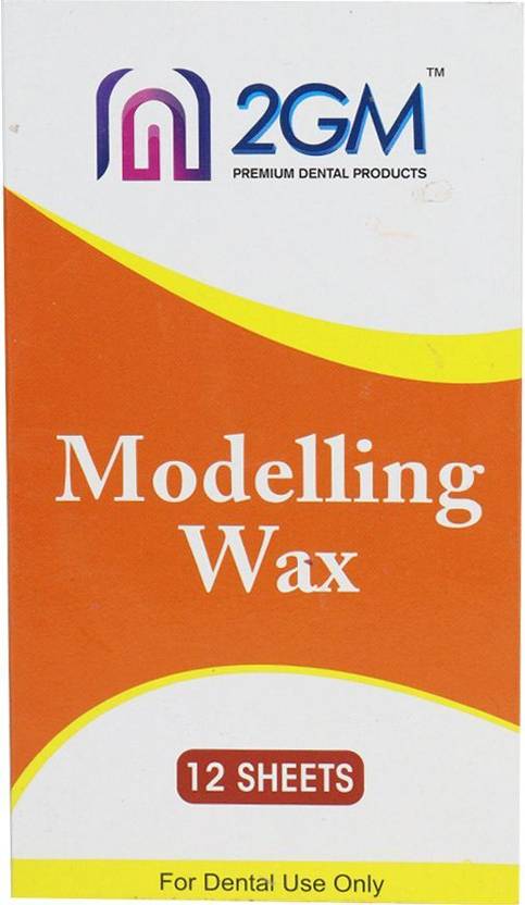 2GM Dental Modelling Wax 12 Sheet- 200gms (Pink Color)/ No Surgical Plier