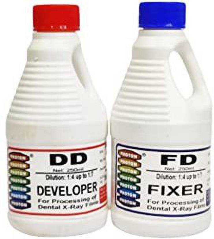 Unique Dents Photon Fixer and Developer for processing of dental xray