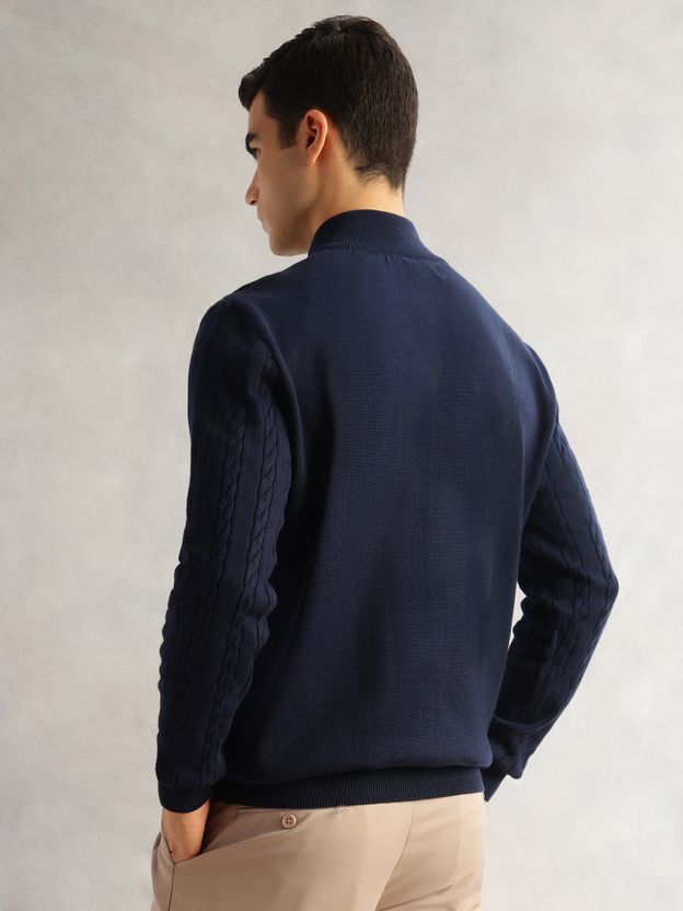 Thomas Scott Men Dark Blue Sweater - Image 2