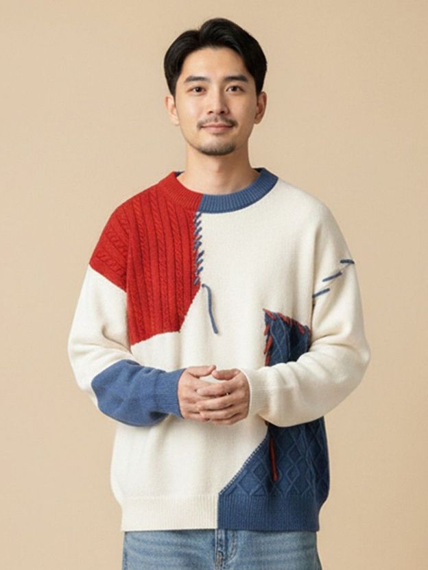 Mast & Harbour Men Multicolor Sweater - Image 2
