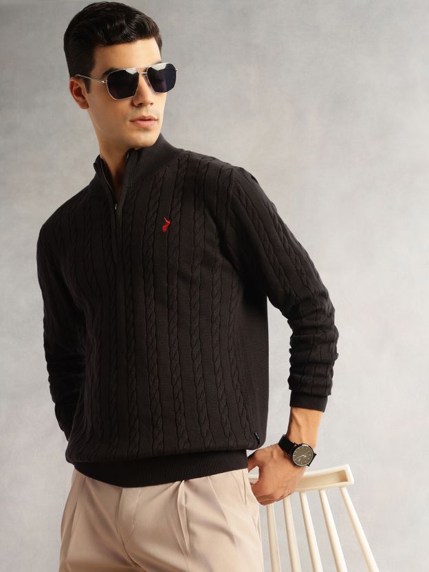 Thomas Scott Men Dark Blue Sweater - Image 5