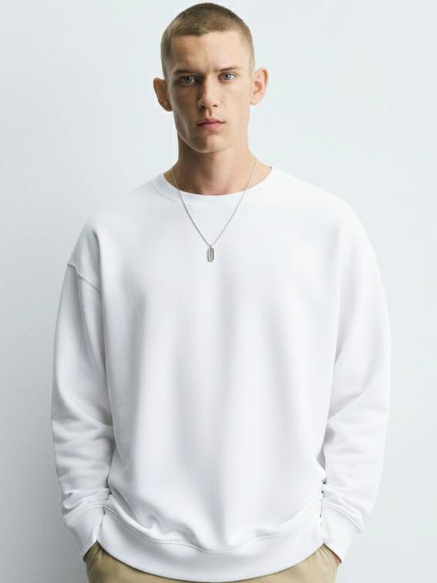 HIGHLANDER Men Full Sleeve Solid Sweatshirt