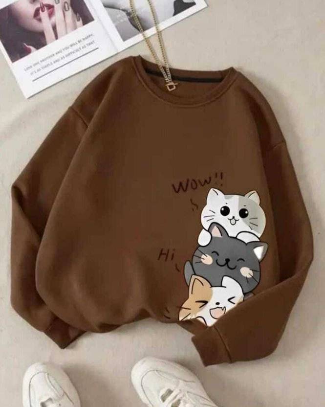 RKK Collection Men & Women Full Sleeve Printed Sweatshirt