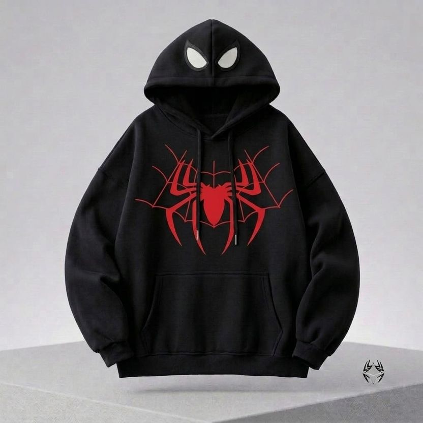 HodieHavens Full Sleeve Graphic Hooded Sweatshirt - Image 4