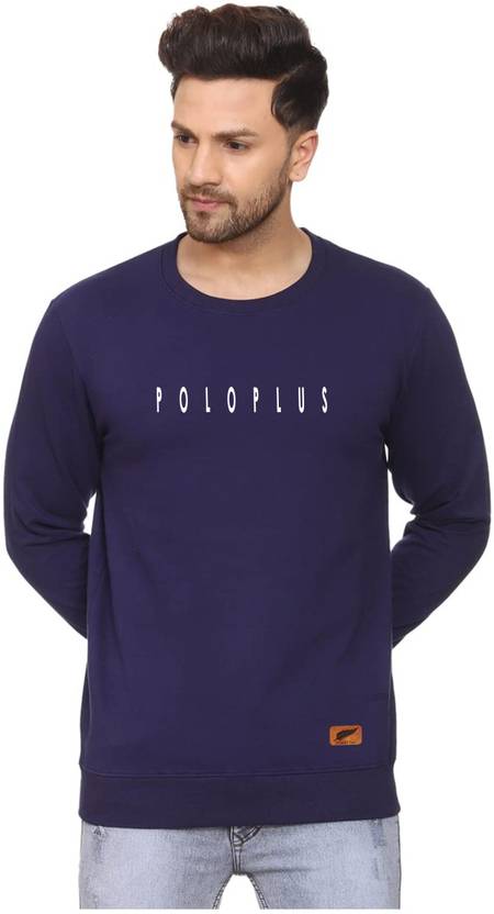 Polo Plus Men Full Sleeve Printed Sweatshirt