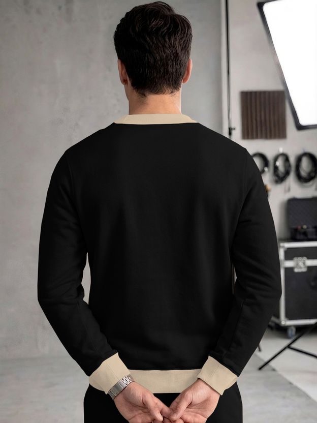 TRIPR Full Sleeve Color Block Men Sweatshirt - Image 2