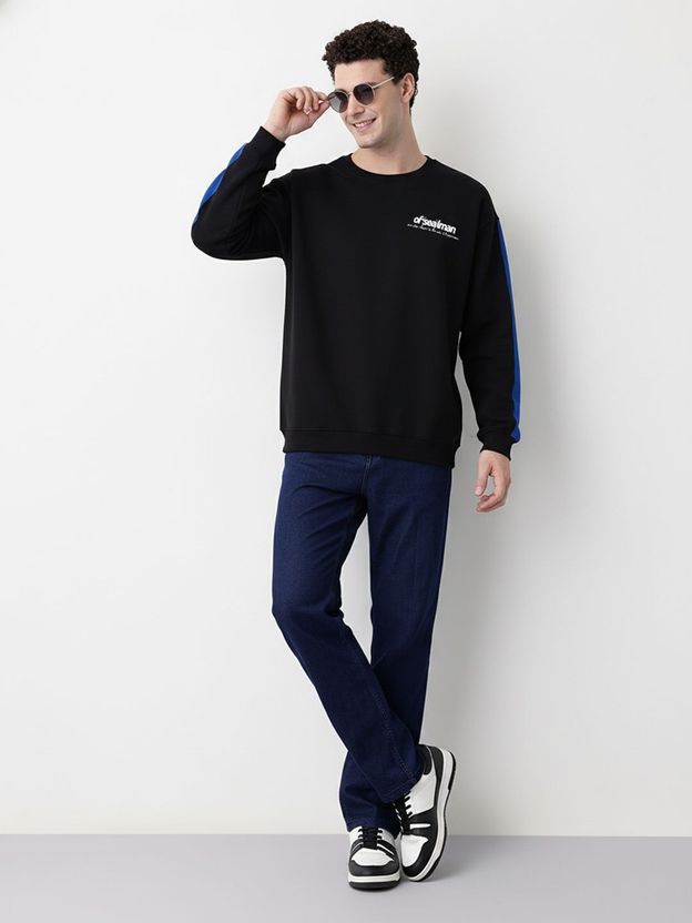 Mast & Harbour Men Full Sleeve Printed Sweatshirt - Image 4