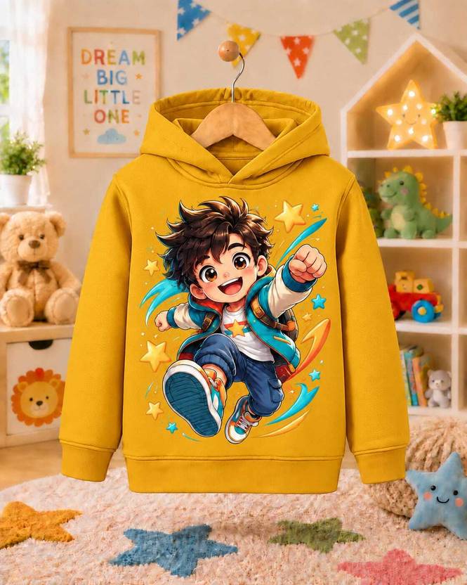 TEES99 Boys Full Sleeve Printed Sweatshirt