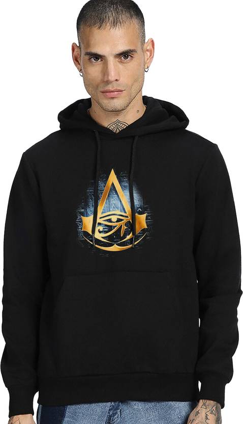 Callibr15 Full Sleeve Solid, Graphic Print Men Sweatshirt