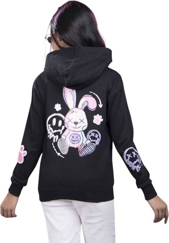 KEESOR Full Sleeve Printed Girls Sweatshirt