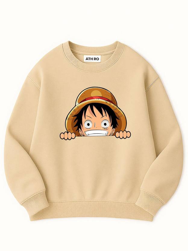 athro Full Sleeve Printed Men & Women Sweatshirt