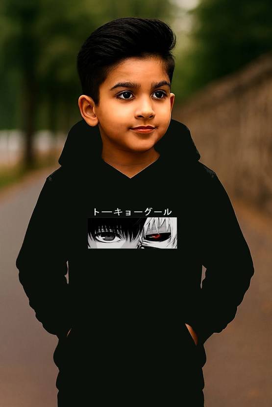 BHAIJI FASHION Boys Full Sleeve Printed Hooded Sweatshirt