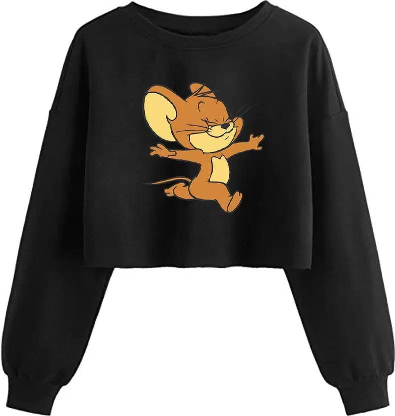 athro Full Sleeve Graphic Print Women Sweatshirt