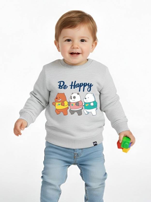 YK X Minute Mirth Baby Boys Full Sleeve Printed Sweatshirt