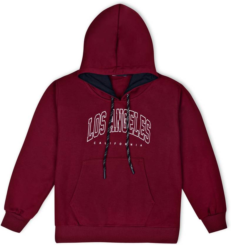 Only 4 Baby Boys & Girls Full Sleeve Printed Hooded Sweatshirt