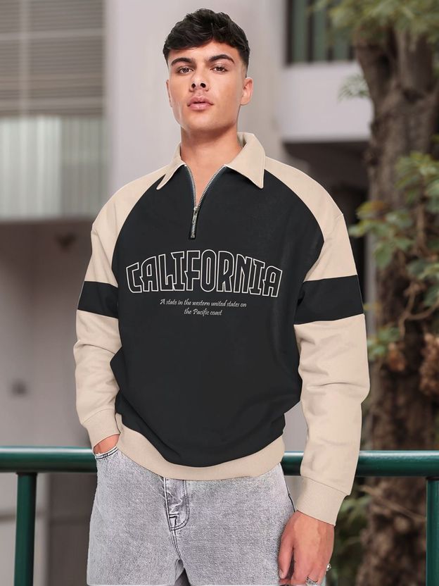 Mast & Harbour Men Full Sleeve Printed Sweatshirt - Image 9