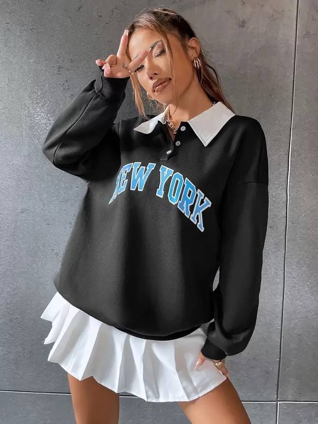 Christy World Women Full Sleeve Printed Sweatshirt