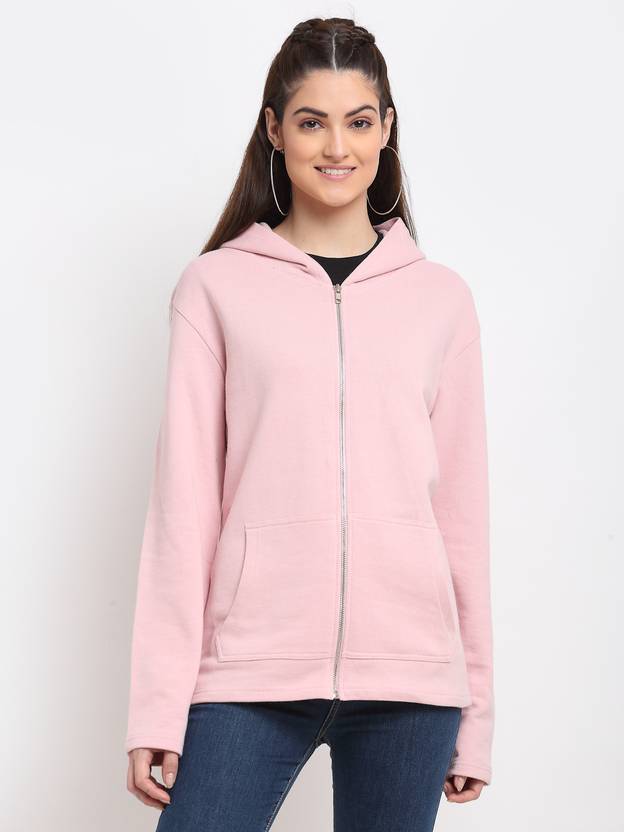 DOOR74 Full Sleeve Solid Women Sweatshirt