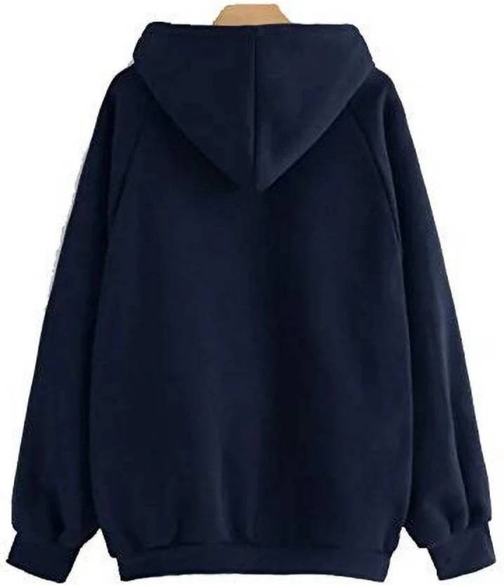 Women Full Sleeve Graphic Print Hooded Sweatshirt