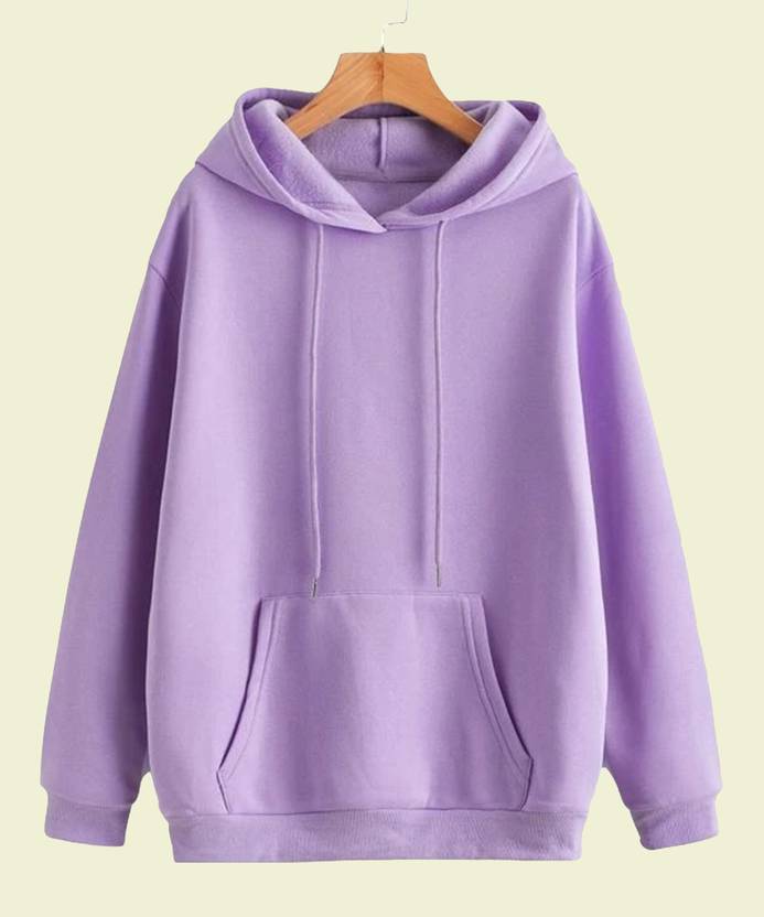 Women Full Sleeve Solid Sweatshirt