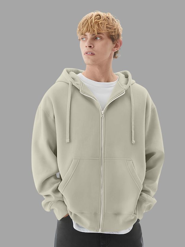 MANIAC Men Full Sleeve Reversible Hooded Sweatshirt - Image 1