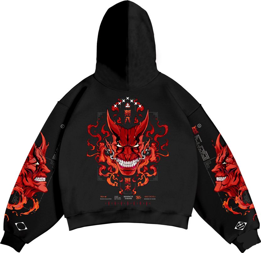 HOFFE Full Sleeve Printed Hooded Sweatshirt - Image 2