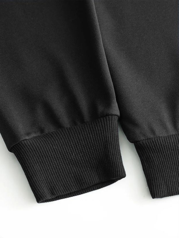 HipHopTrends Men Full Sleeve Printed Hooded Sweatshirt - Image 4