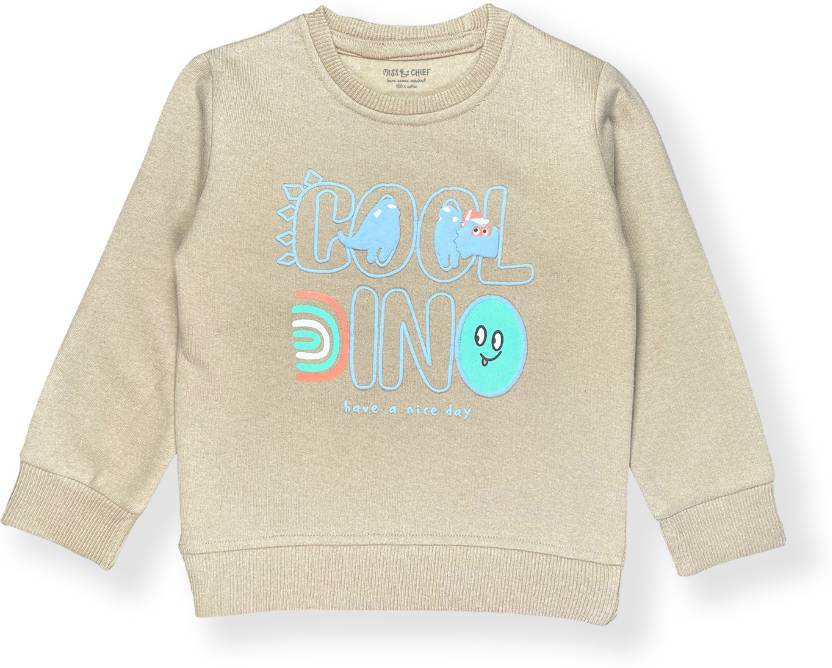 Miss & Chief Baby Boys & Baby Girls Full Sleeve Graphic Print Sweatshirt