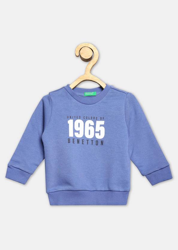 United Colors of Benetton Boys Full Sleeve Printed Sweatshirt