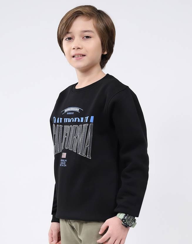 MONTE CARLO Boys Full Sleeve Printed Sweatshirt