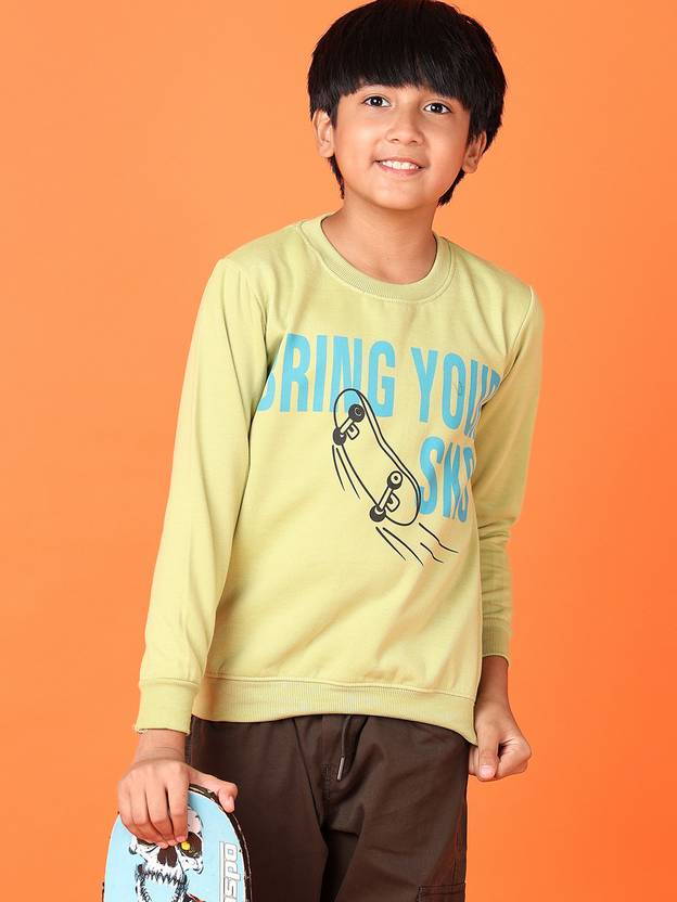 V-MART Boys Full Sleeve Printed Sweatshirt