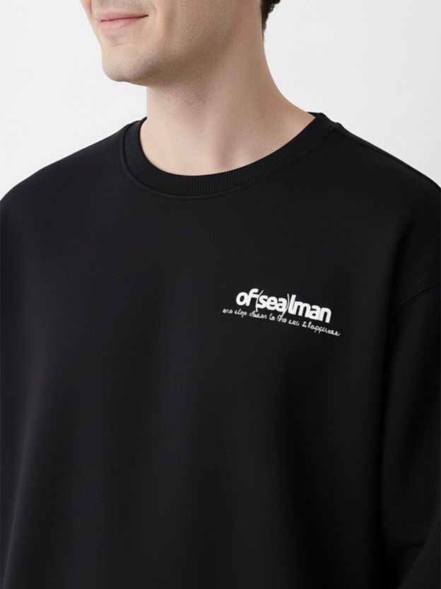 Mast & Harbour Men Full Sleeve Printed Sweatshirt - Image 2