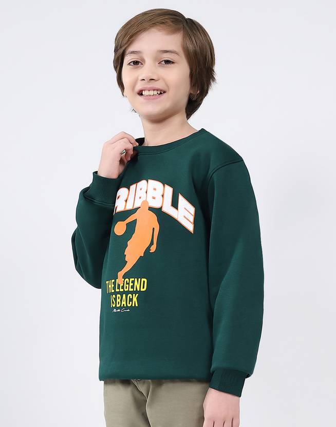 MONTE CARLO Boys Full Sleeve Printed Sweatshirt