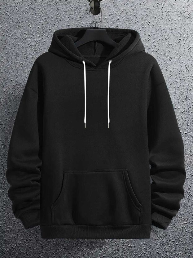 HipHopTrends Men Full Sleeve Printed Hooded Sweatshirt - Image 1