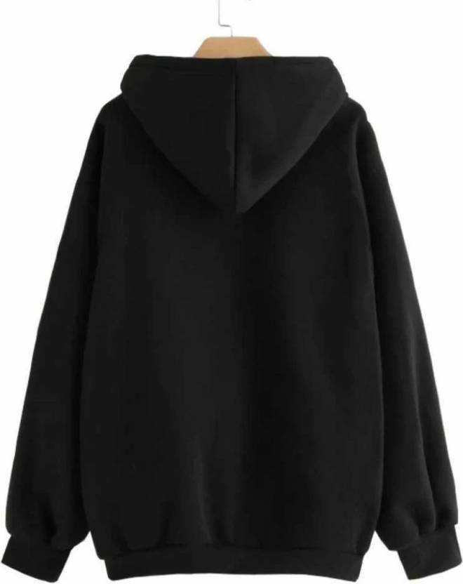 Women Full Sleeve Graphic Print Hooded Sweatshirt