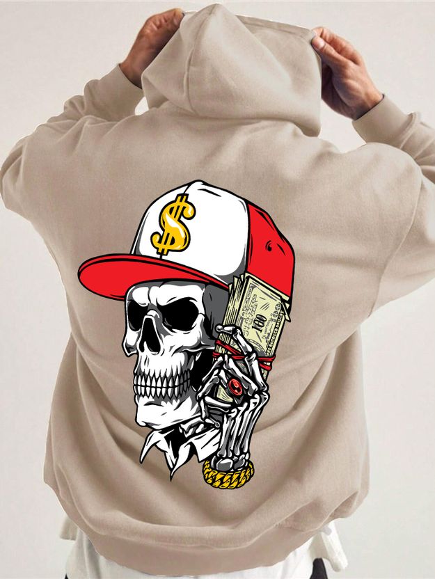 Benny Brooks Men Full Sleeve Printed Hooded Sweatshirt - Image 8