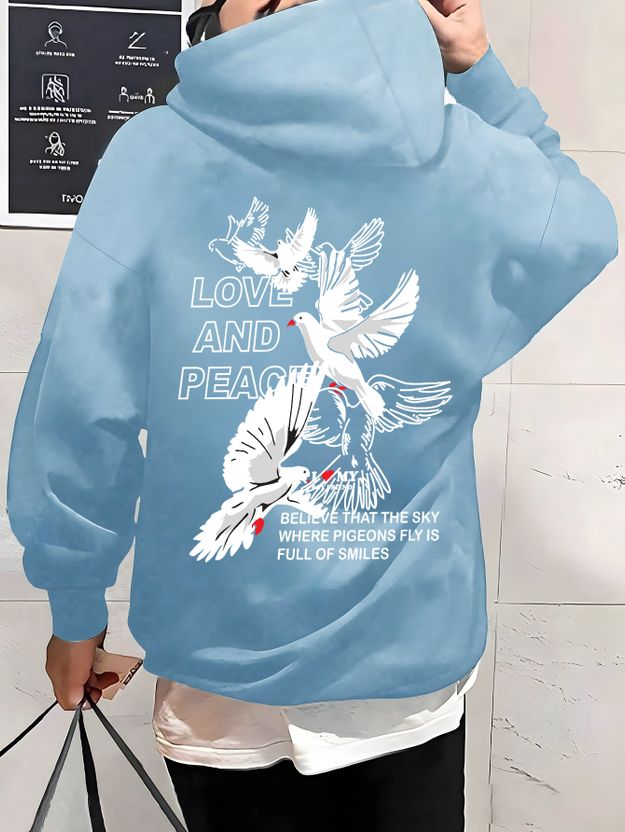 Benny Brooks Men Full Sleeve Printed Hooded Sweatshirt - Image 7