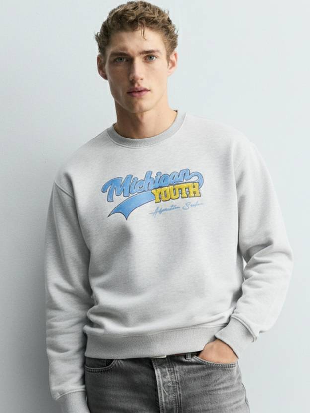 HIGHLANDER Men Full Sleeve Solid Sweatshirt