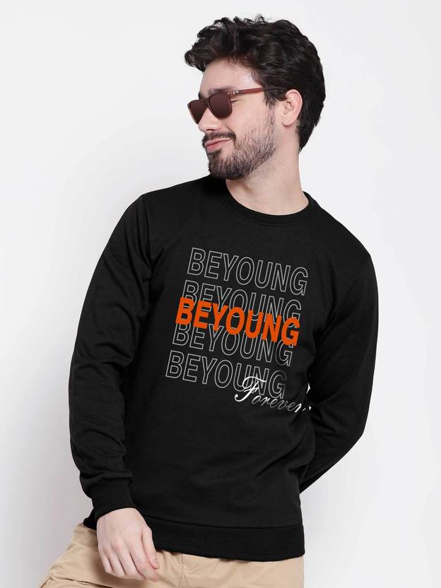 BEYOUNG Men Full Sleeve Printed Sweatshirt