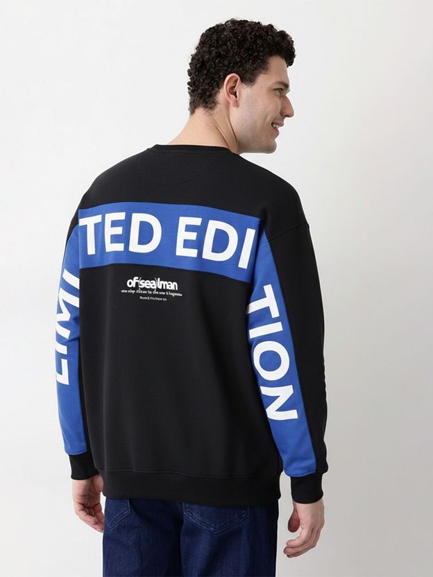 Mast & Harbour Men Full Sleeve Printed Sweatshirt - Image 1