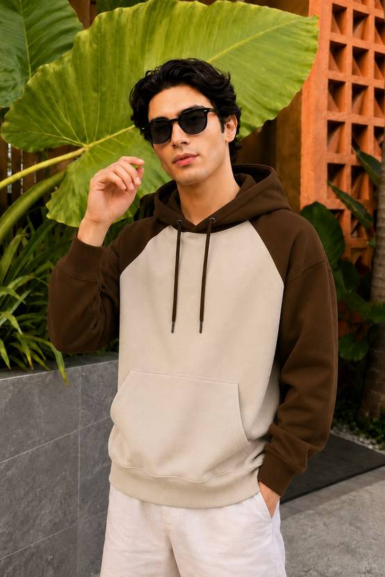 MANIAC Full Sleeve Color Block Men Sweatshirt