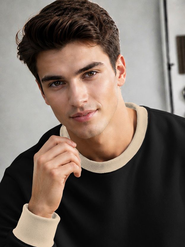 TRIPR Full Sleeve Color Block Men Sweatshirt - Image 4