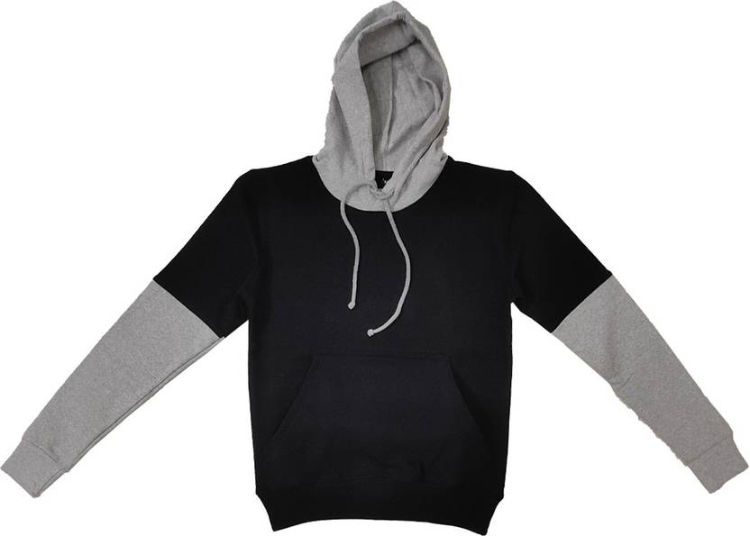 CHECKERSBAY Boys Full Sleeve Color Block Hooded Sweatshirt