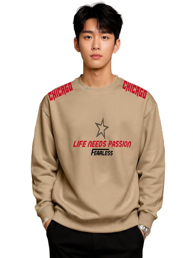 Mast & Harbour Men Full Sleeve Printed Sweatshirt - Image 8