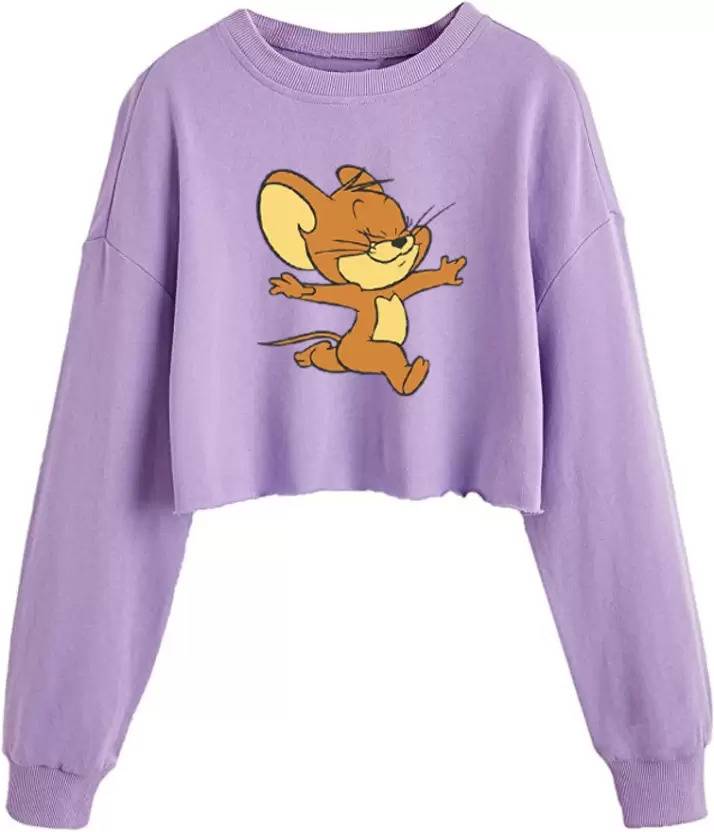 athro Full Sleeve Graphic Print Women Sweatshirt