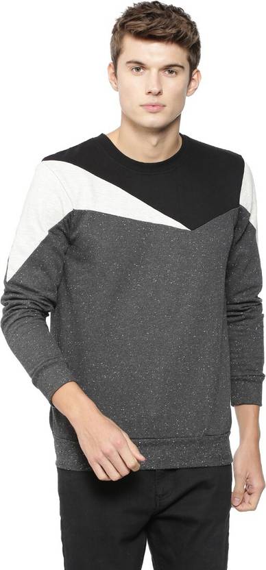 CAHOOT Men Full Sleeve Solid Sweatshirt