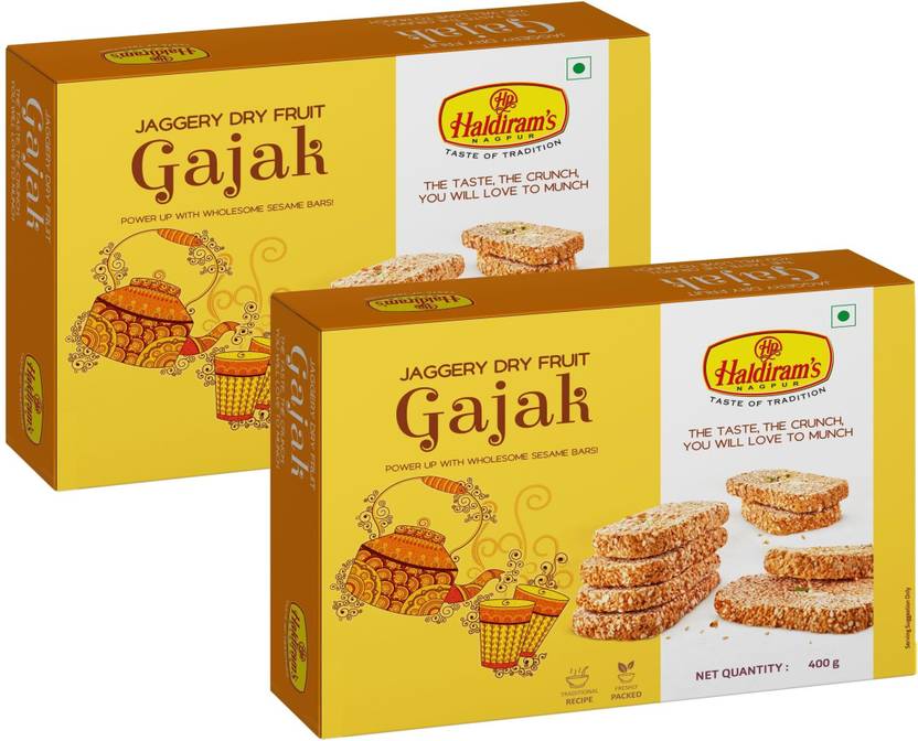 Haldiram's Gajak Jaggery Dry Fruit Pack of Box Price in India Buy