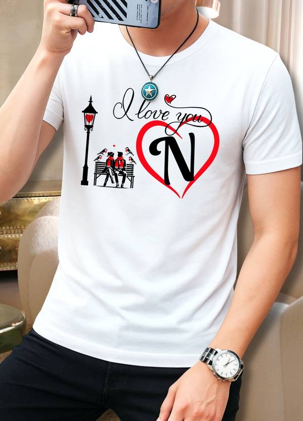 Vibrant Printed Men Round Neck White T-Shirt