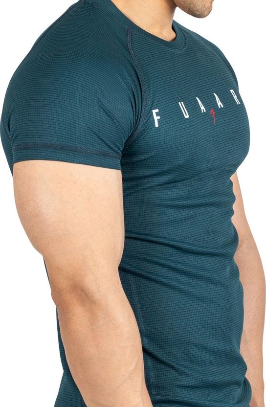 FuaarK Typography Men Dark Green T-Shirt - Image 4