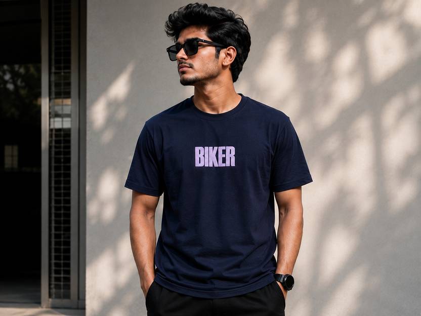 Boldfit menswear Printed Men Round Neck Beige, Grey T-Shirt
